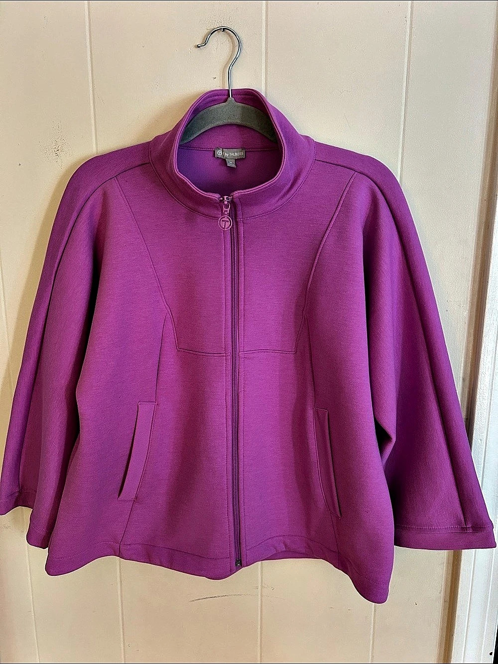 Talbots Purple Full-Zip Jacket